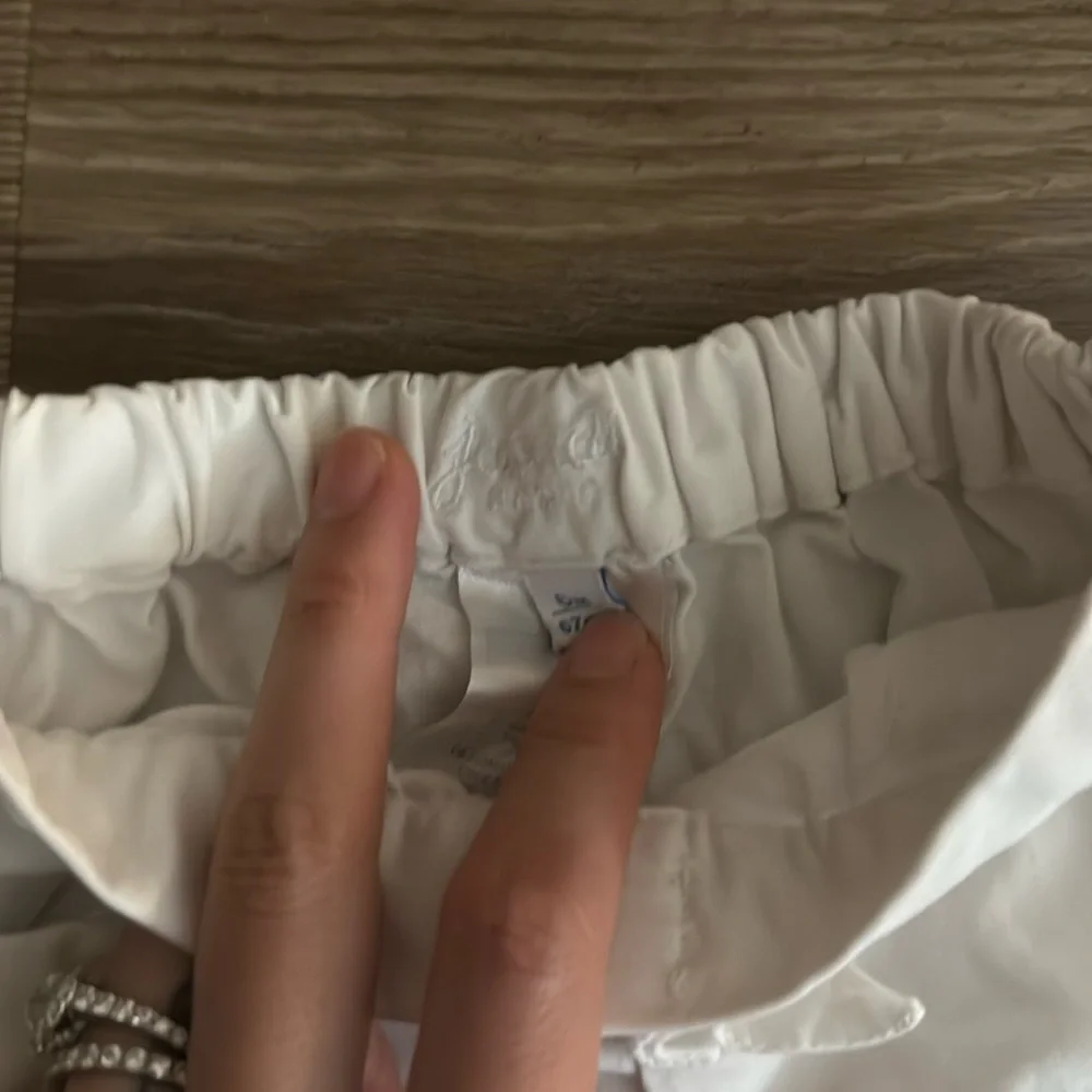 Jacadi white 6 months baby shorts